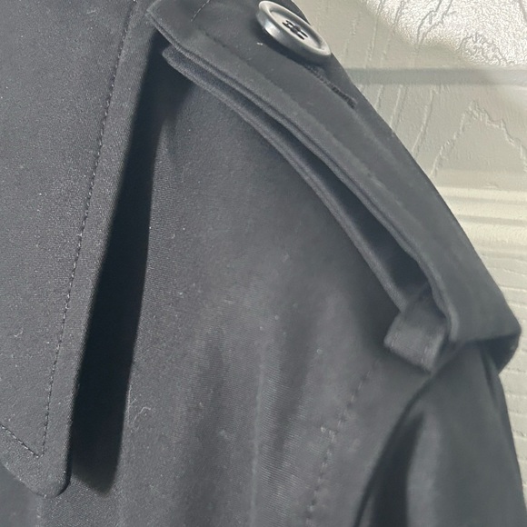 🔥🆕🔥 Anchor Uniform Black Double Breasted Trench Coat - 44R - Thinsulate Lining - Picture 3 of 11